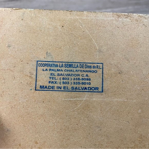 Vintage Folk Art 3 Nesting Wooden Boxes Painted El Salvador - Picture 11 of 11